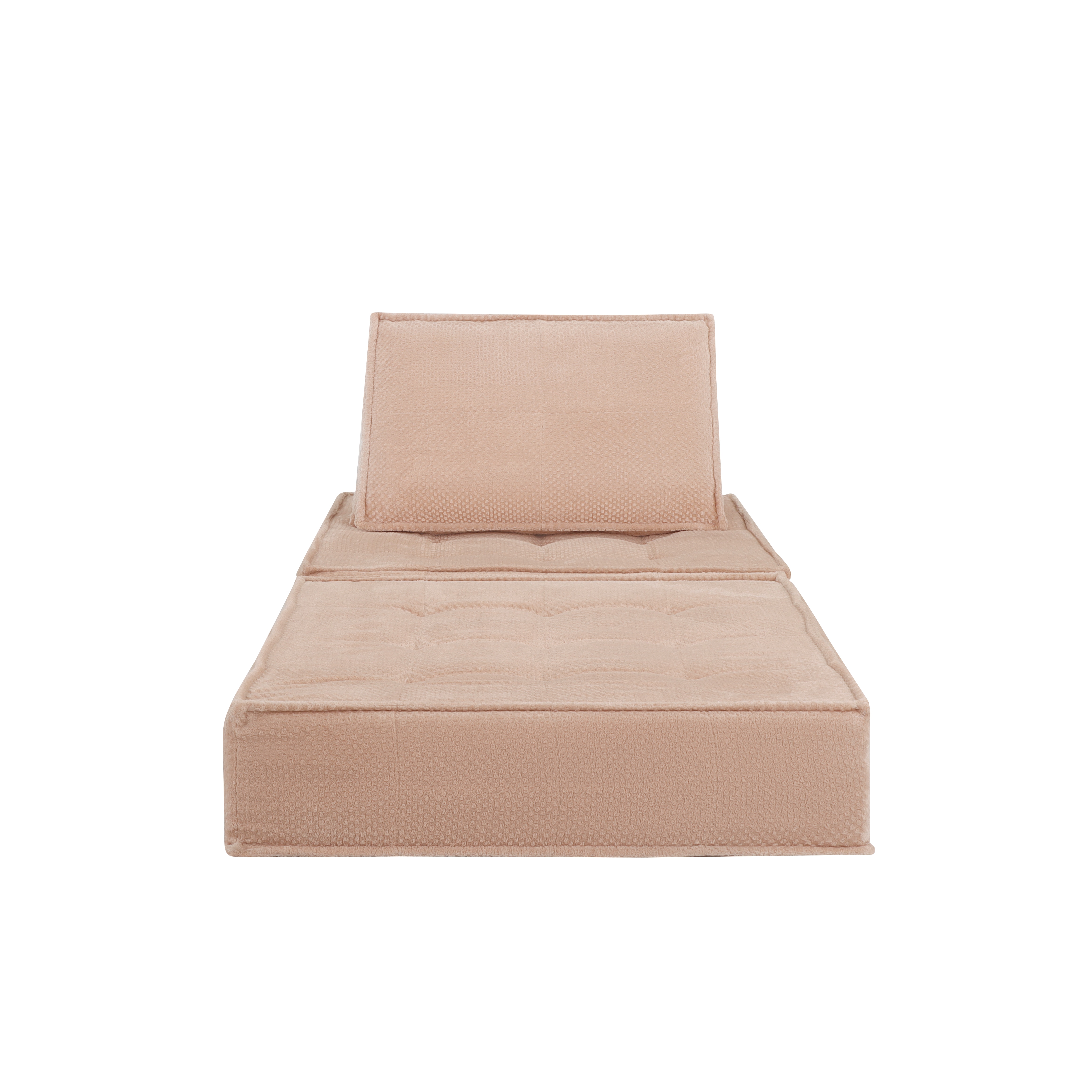66.9 Inch Modular Sofa, Single Seater, Double-layer Multi-combination, Skin-friendly Fabric, DIY Suitable For Living Rooms, Study Rooms, Bedrooms, And Other Spaces. PINK_maomaolike.com